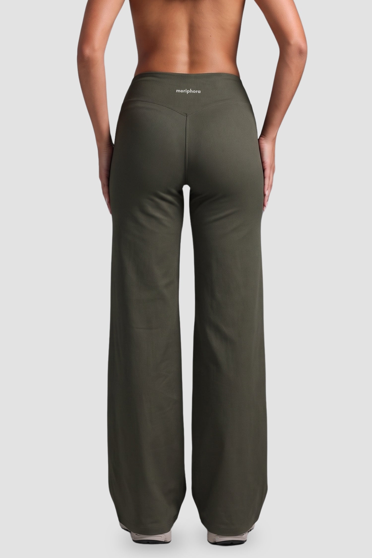 MeriCloud Wide Leg Pant - Olive Green 5
