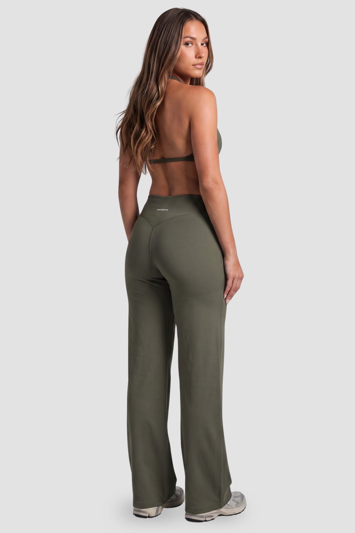 MeriCloud Wide Leg Pant - Olive Green 6