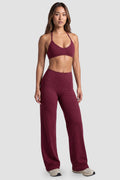 MeriCloud Wide Leg Pant - Red Rumba