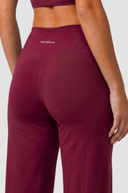 Ultra Soft Wide Leg Pant in Ruby Red